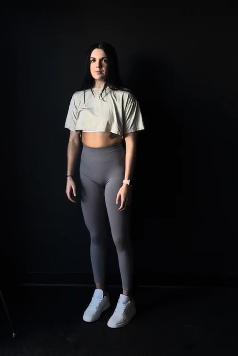 Fitness Cotton Leggings Fit+ - Grey - StoresRadar